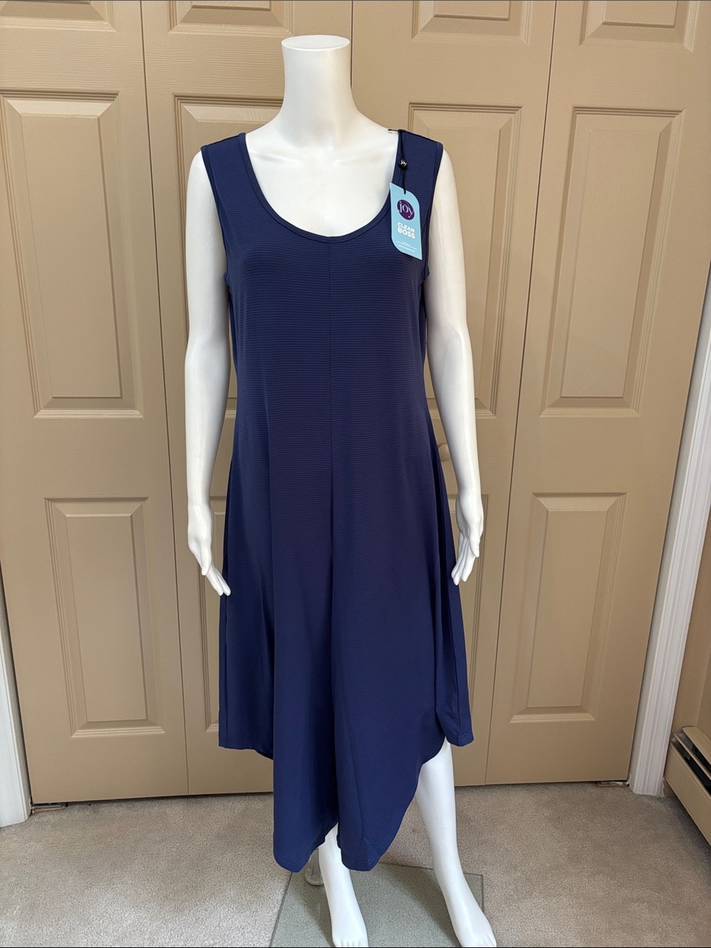 NWT JOY Clean Boss asymmetrical midi jumpsuit